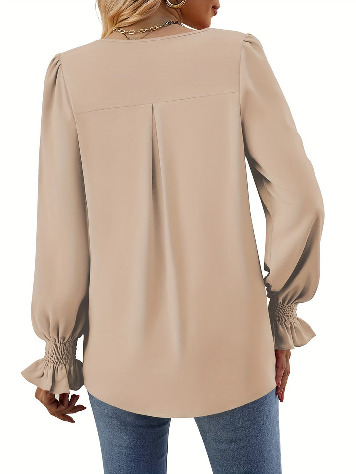 Karin | Stilvolle und Bequeme Herbstbluse