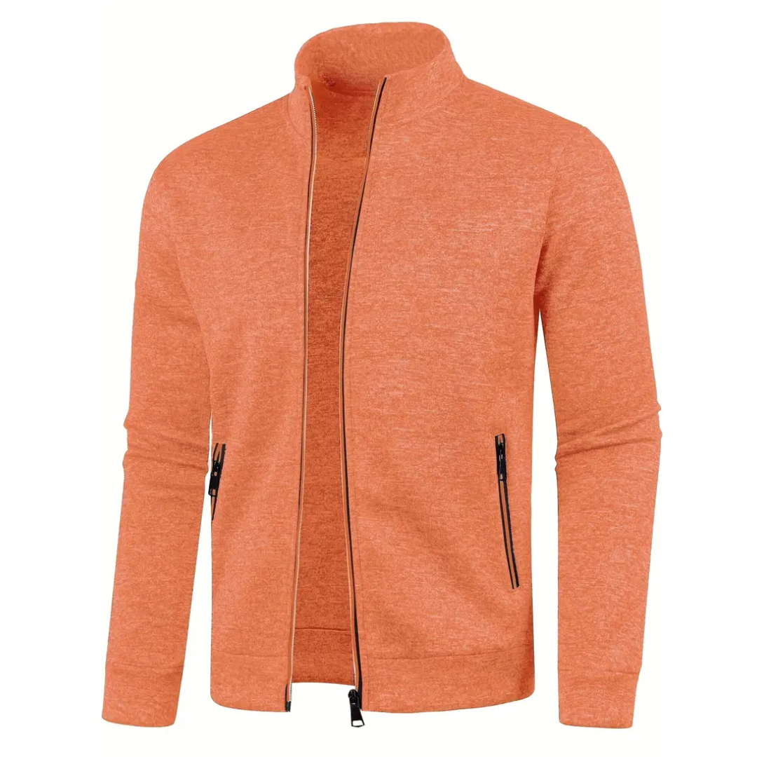 Kasper | Herren Winterjacke mit Reißverschluss und Taschen