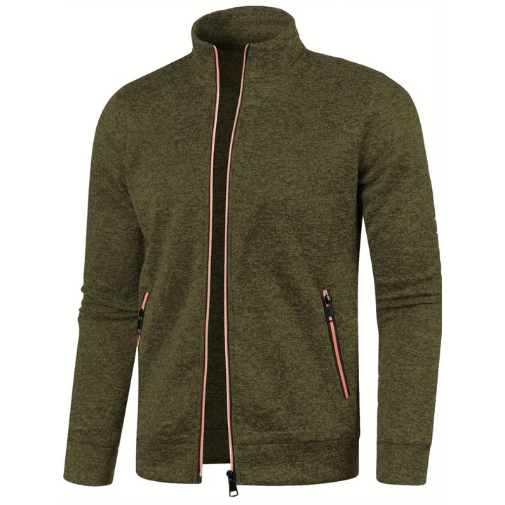 Kasper | Herren Winterjacke mit Reißverschluss und Taschen