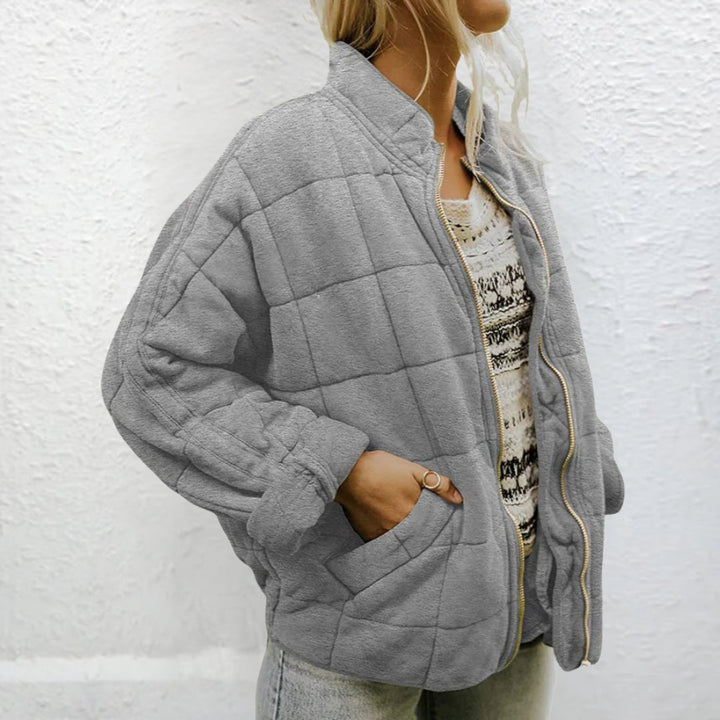 Sophia | Damen Winter Steppjacke mit Reißverschluss