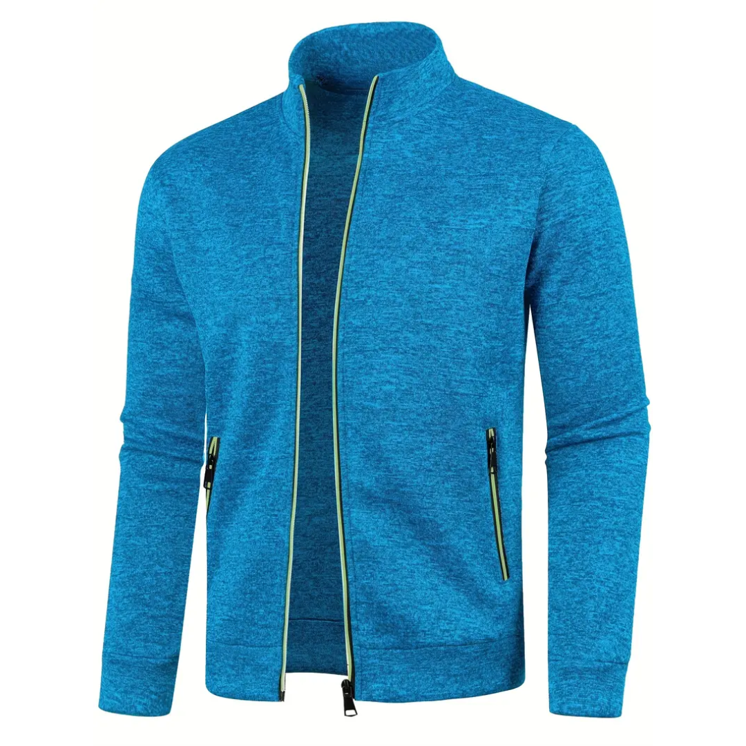 Kasper | Herren Winterjacke mit Reißverschluss und Taschen