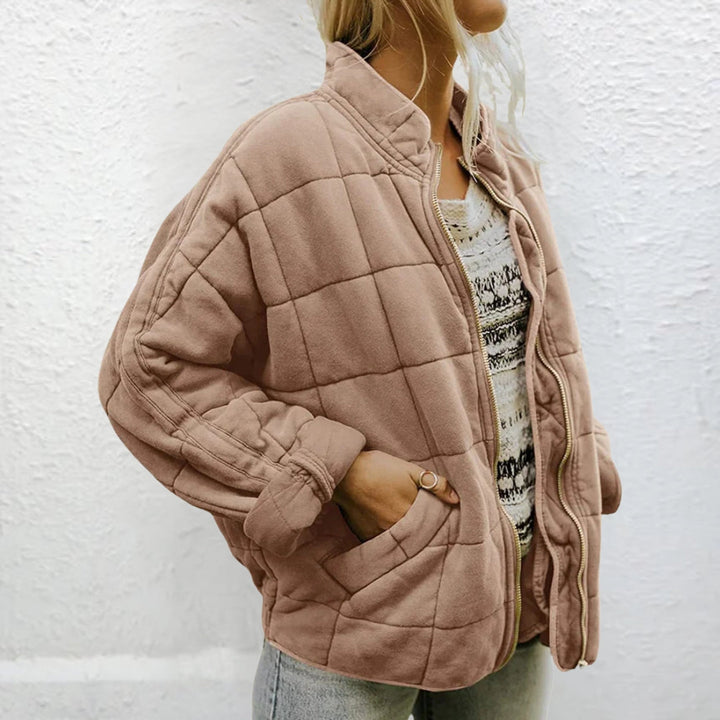 Sophia | Damen Winter Steppjacke mit Reißverschluss