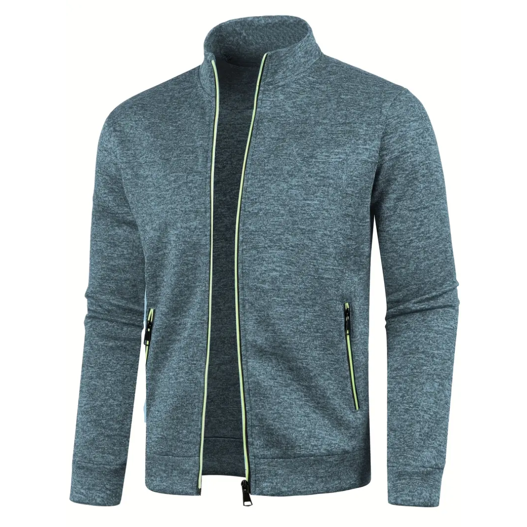 Kasper | Herren Winterjacke mit Reißverschluss und Taschen