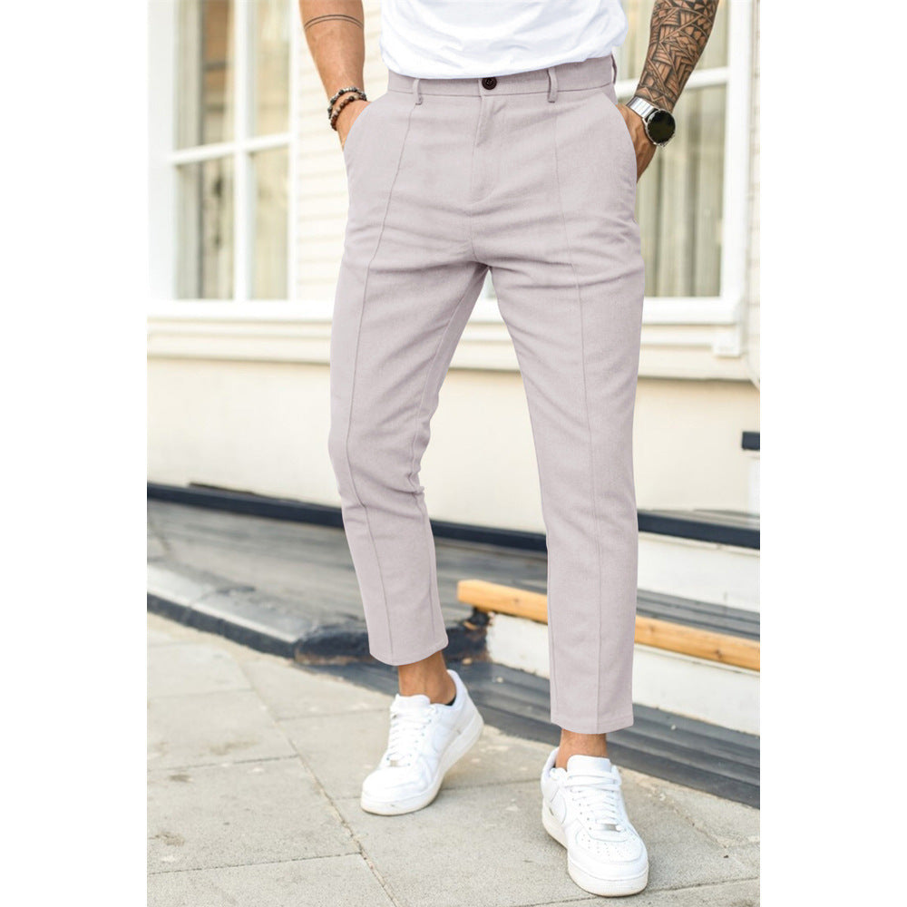 Jakob | Herren Slim Fit Knöchellange Hose