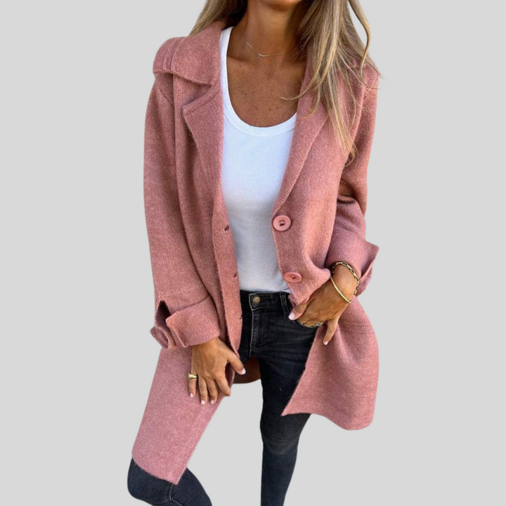 Jana | Langer Stilvoller Mantel Damen
