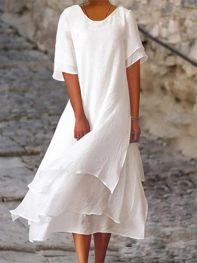 Jessica | Leichtes Kleid mit Kurzarm