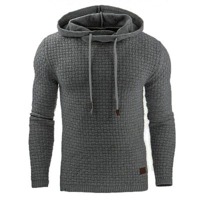Ulf | Herren Winterpullover mit Reißverschluss und gestreiftem Strickmuster