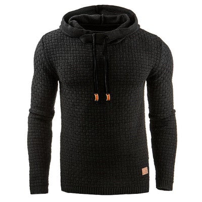Ulf | Herren Winterpullover mit Reißverschluss und gestreiftem Strickmuster