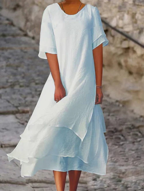 Jessica | Leichtes Kleid mit Kurzarm