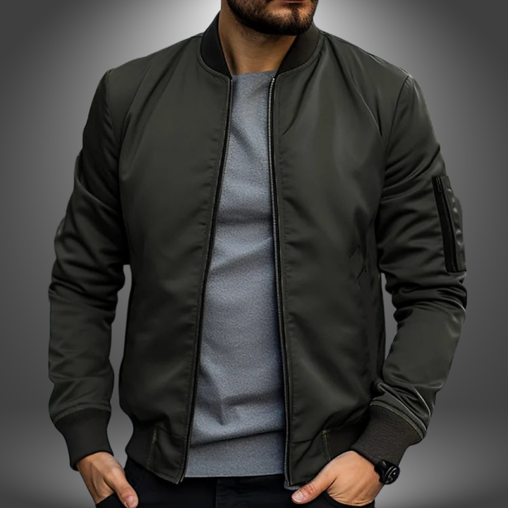 Stefan | Leichte Herrenjacke mit Windschutz