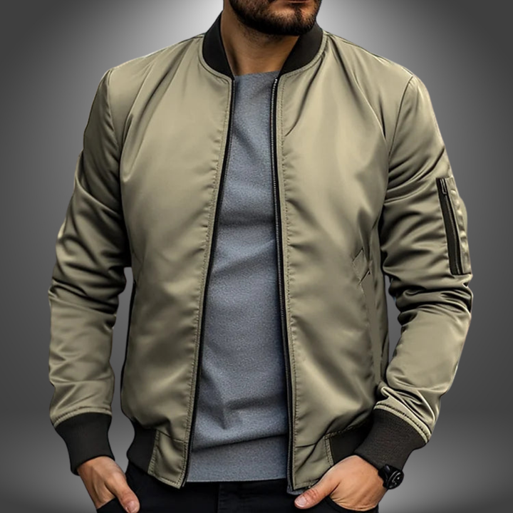 Stefan | Leichte Herrenjacke mit Windschutz