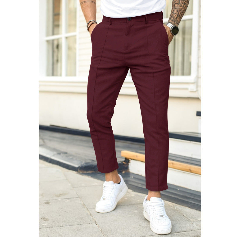Jakob | Herren Slim Fit Knöchellange Hose