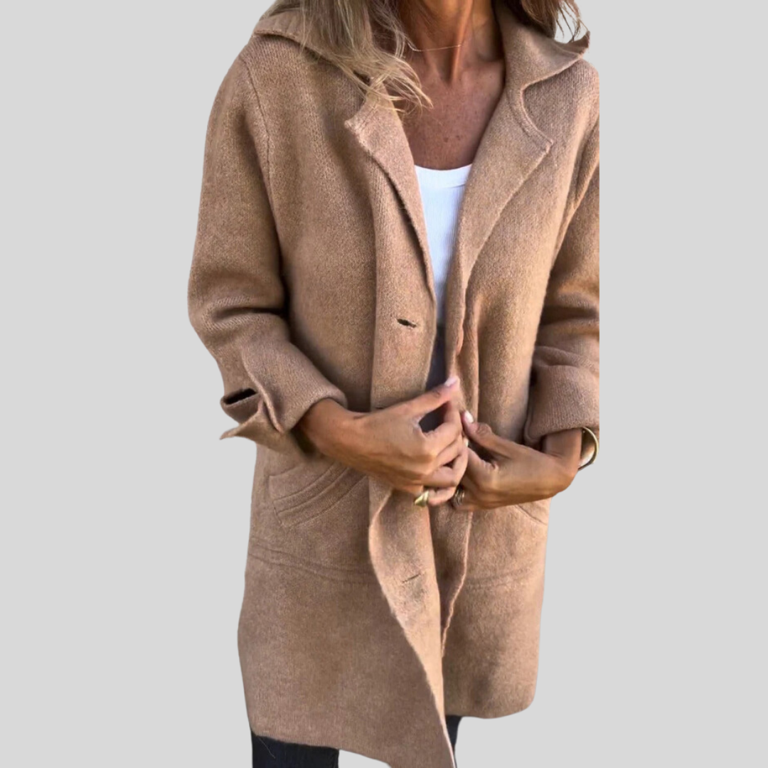 Jana | Langer Stilvoller Mantel Damen