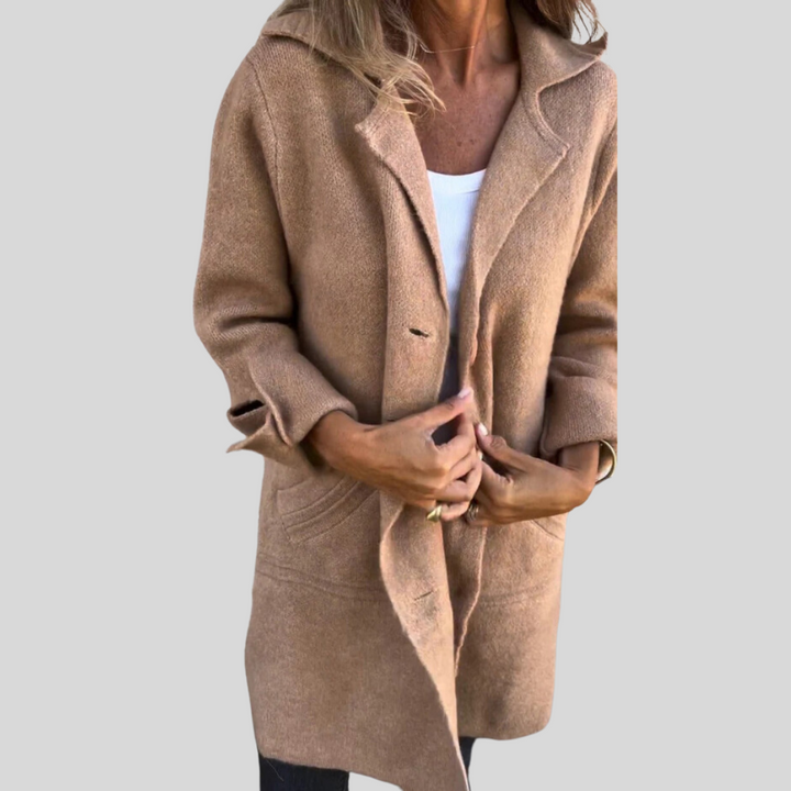 Jana | Langer Stilvoller Mantel Damen