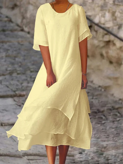 Jessica | Leichtes Kleid mit Kurzarm