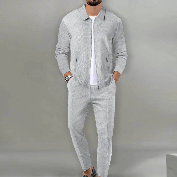 Florian | Herren Casual Zip-Up Jacken und Hosen Set