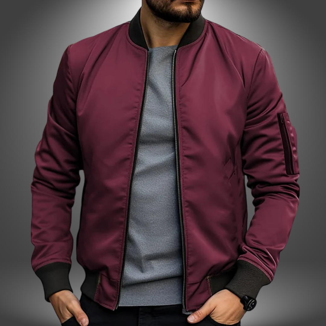Stefan | Leichte Herrenjacke mit Windschutz