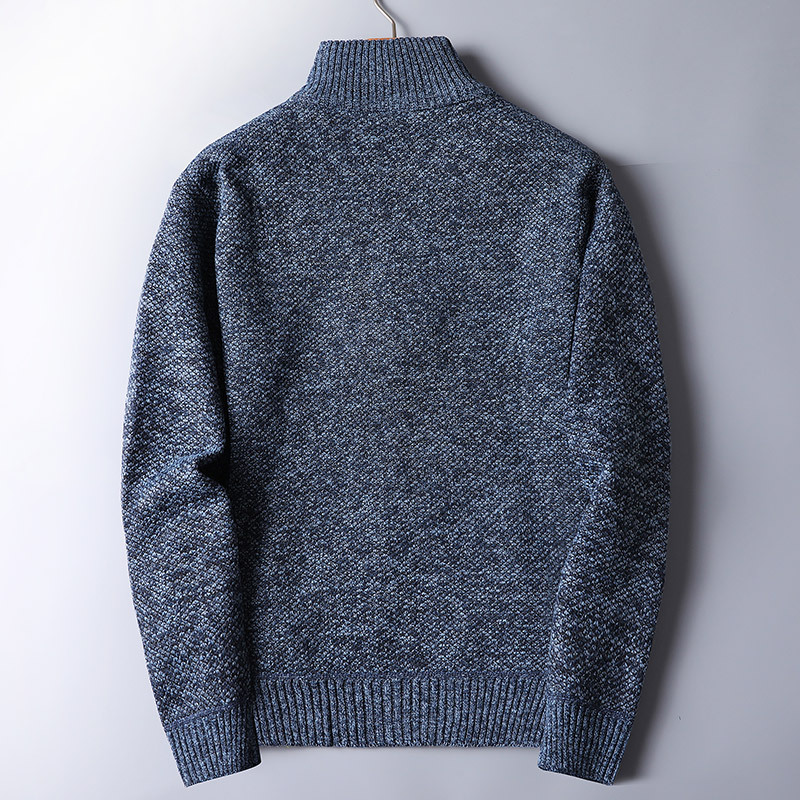 Dominic | Herren Warmer Winterpullover mit Quarter-Zip