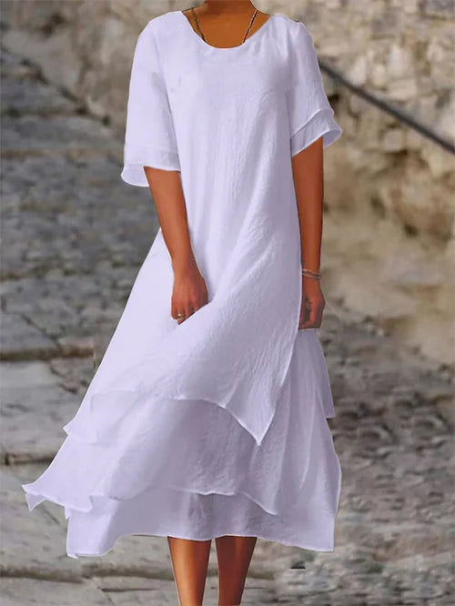 Jessica | Leichtes Kleid mit Kurzarm