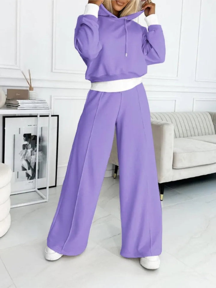 Frieda | Damen Lässiges Zweiteiliges Hoodie Set