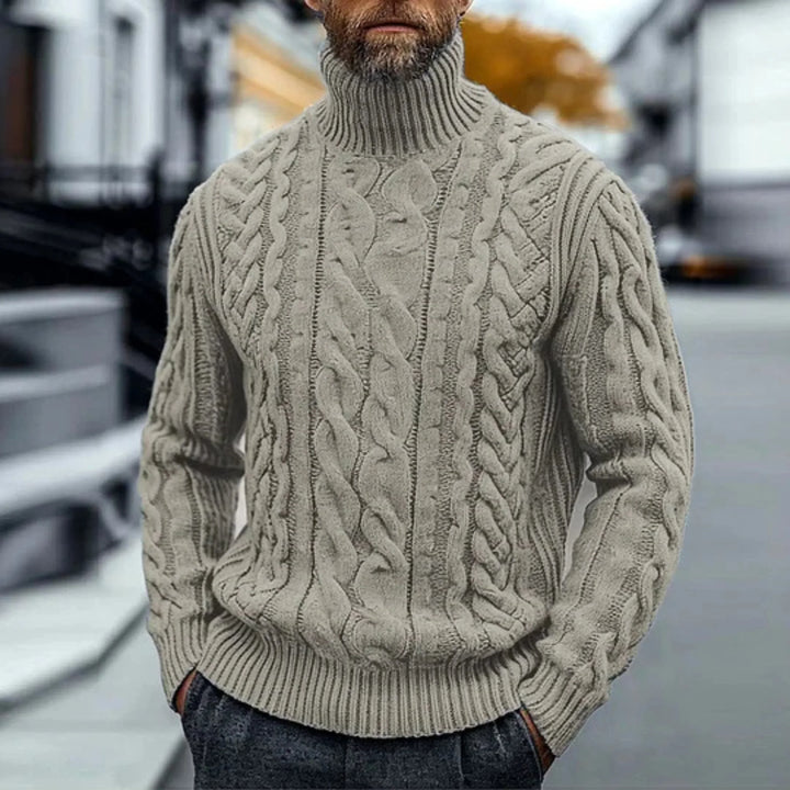 Adriano | Vintage-Pullover mit Zopfmuster