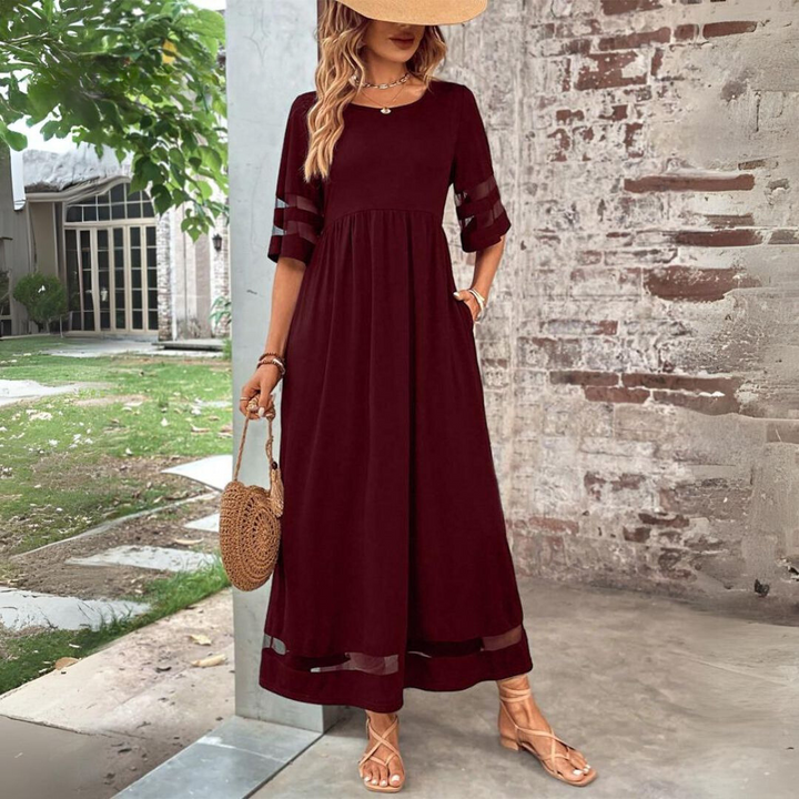 Claudia | Stilvolles Elegantes Maxikleid