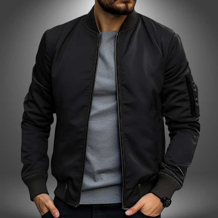 Stefan | Leichte Herrenjacke mit Windschutz