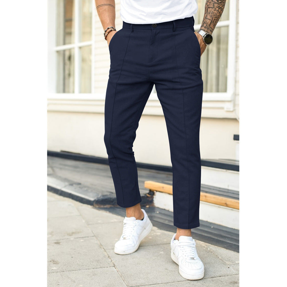 Jakob | Herren Slim Fit Knöchellange Hose