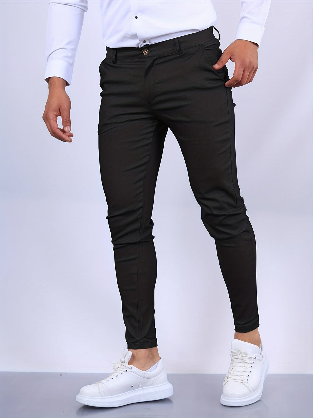 Jürgen | Slim Fit Herren Formelle Stretchhose