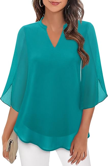 Johanna | Luftige Stylische Damenbluse Leicht