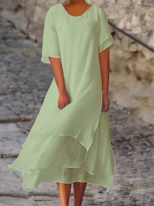 Jessica | Leichtes Kleid mit Kurzarm