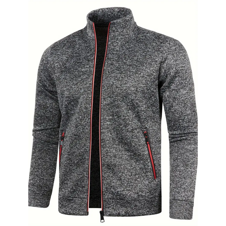 Kasper | Herren Winterjacke mit Reißverschluss und Taschen
