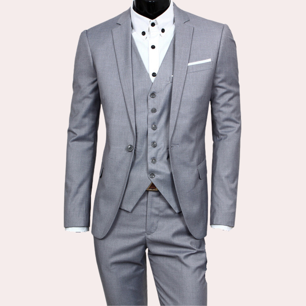Jürgen | Eleganter Anzug mit Weste für Herren