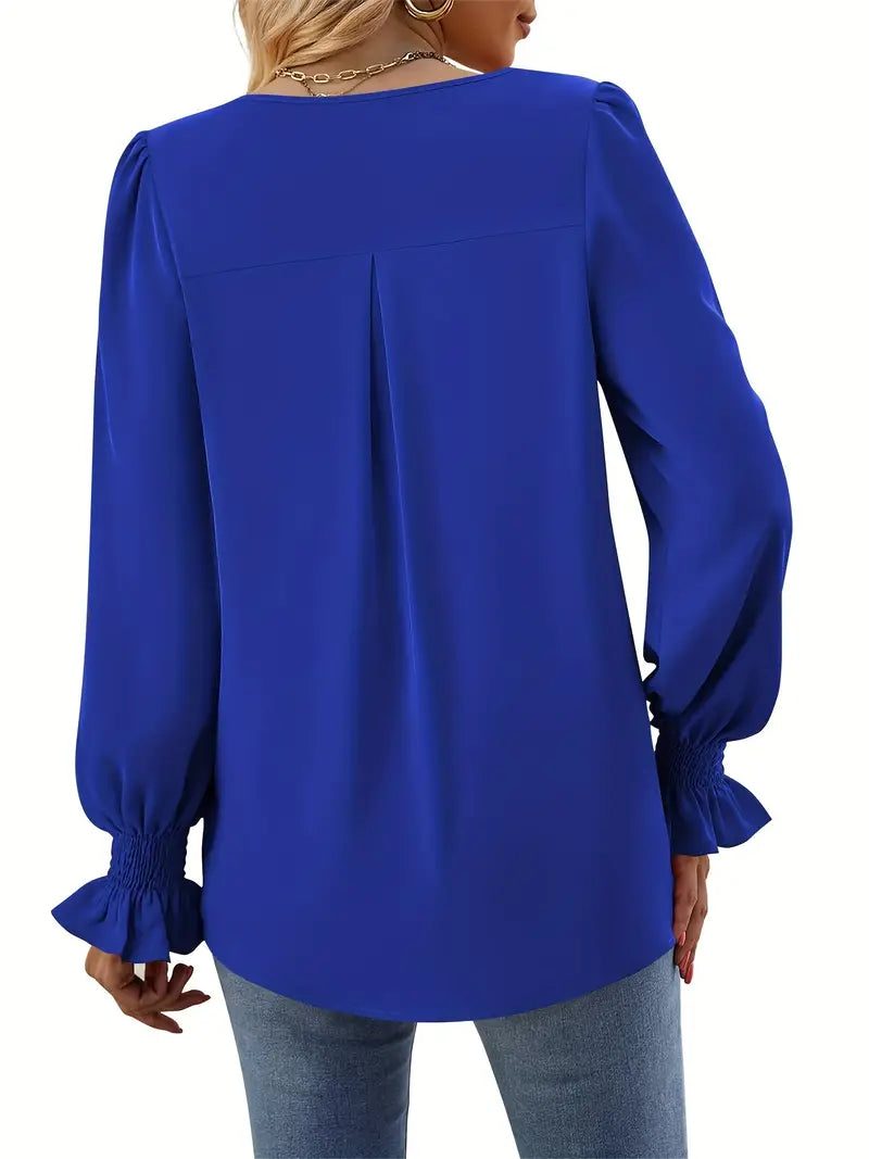 Karin | Stilvolle und Bequeme Herbstbluse