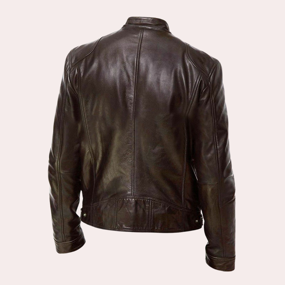 Dominic | Stylische Lederjacke Für Männer