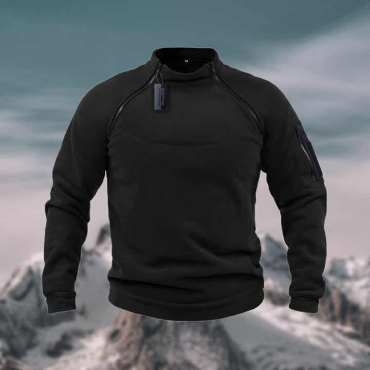 Christian | Herren Tactical Fleece Pullover mit Viertelreißverschluss