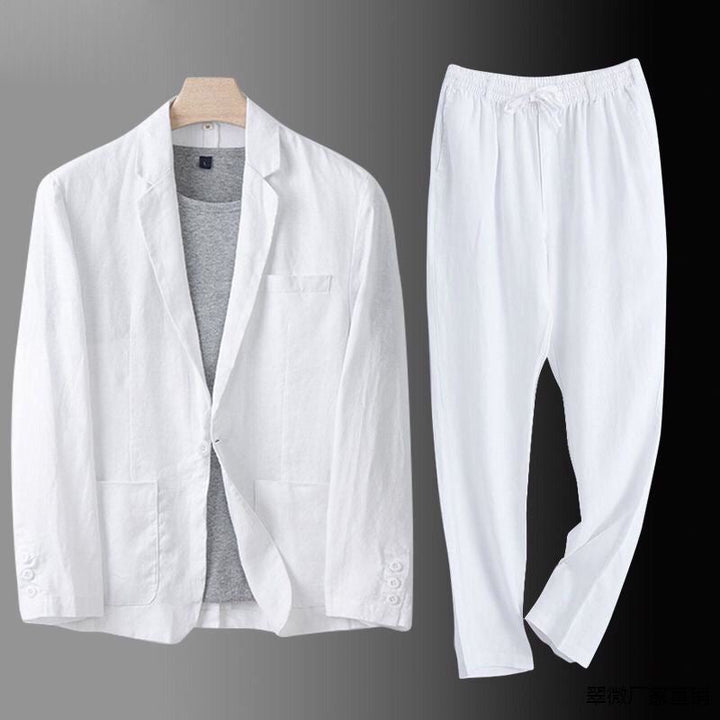 Patrick | Stilvolles Leinen-Blazer- und Hose-Set