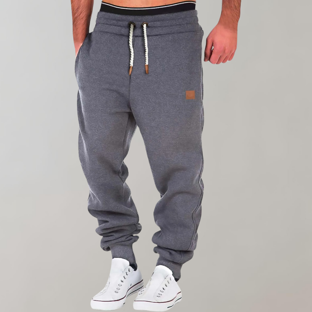 Hans | Herren Casual Jogginghose mit Tunnelzugbund