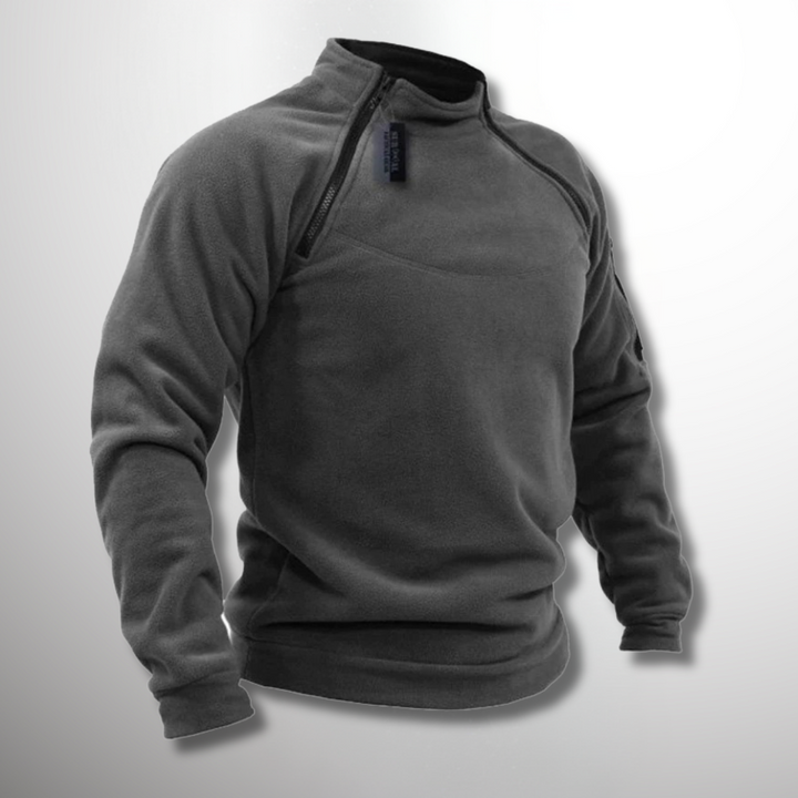 Christian | Herren Tactical Fleece Pullover mit Viertelreißverschluss