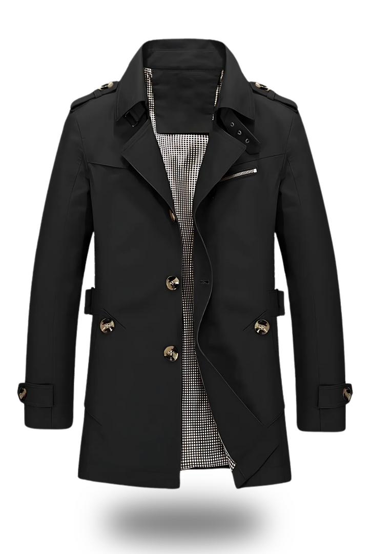 Kurt | Winterjacke für Herren mit Reißverschluss, Kapuze und Taschen