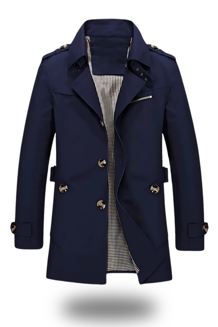 Kurt | Winterjacke für Herren mit Reißverschluss, Kapuze und Taschen