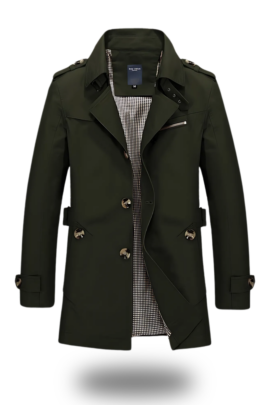 Kurt | Winterjacke für Herren mit Reißverschluss, Kapuze und Taschen