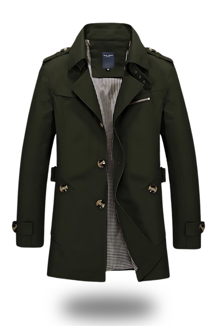 Kurt | Winterjacke für Herren mit Reißverschluss, Kapuze und Taschen