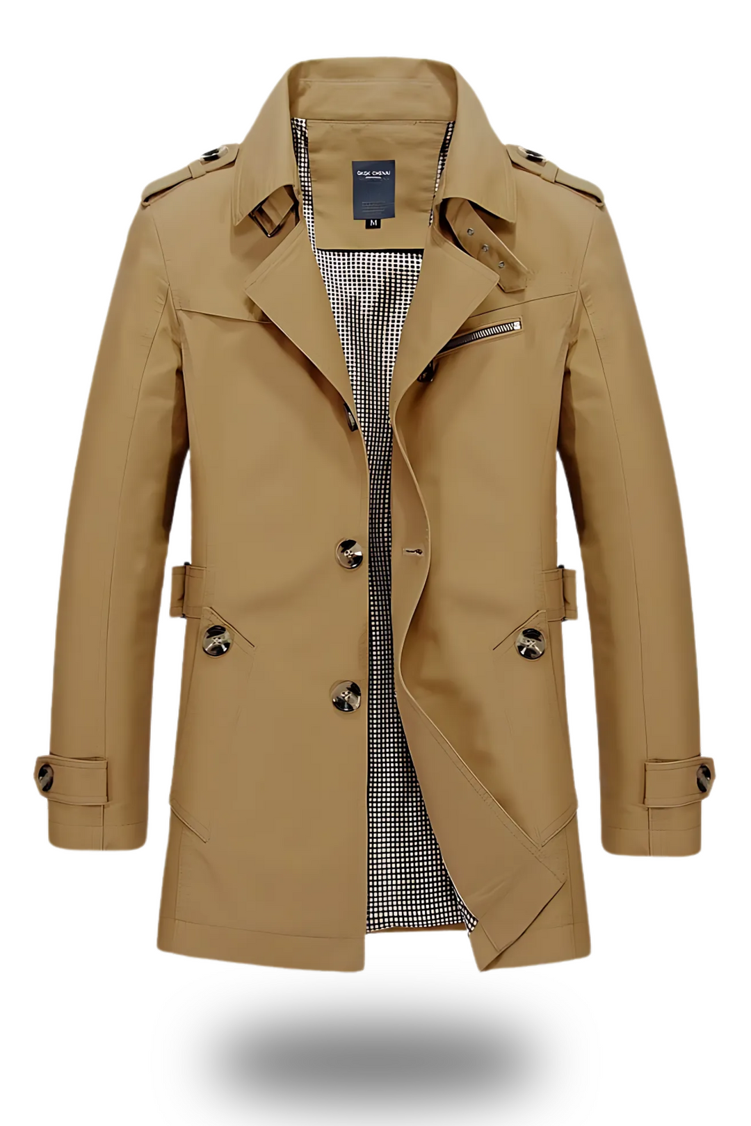 Kurt | Winterjacke für Herren mit Reißverschluss, Kapuze und Taschen