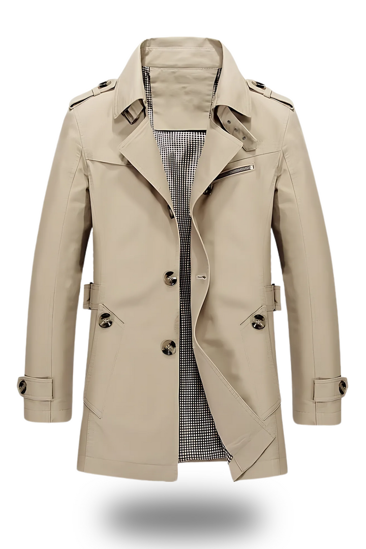 Kurt | Winterjacke für Herren mit Reißverschluss, Kapuze und Taschen