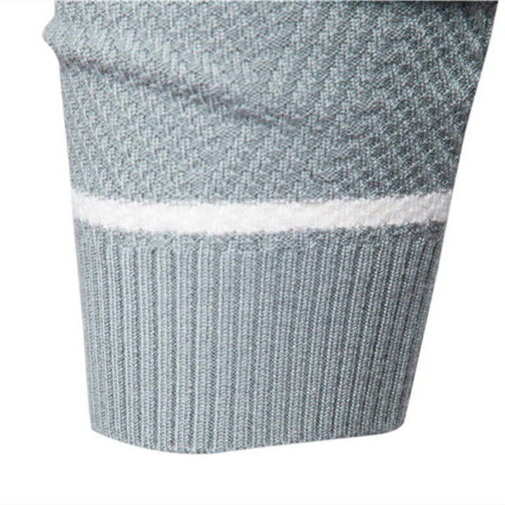 Roland | Stylischer Herren-Streifenpullover mit Rundhalsausschnitt