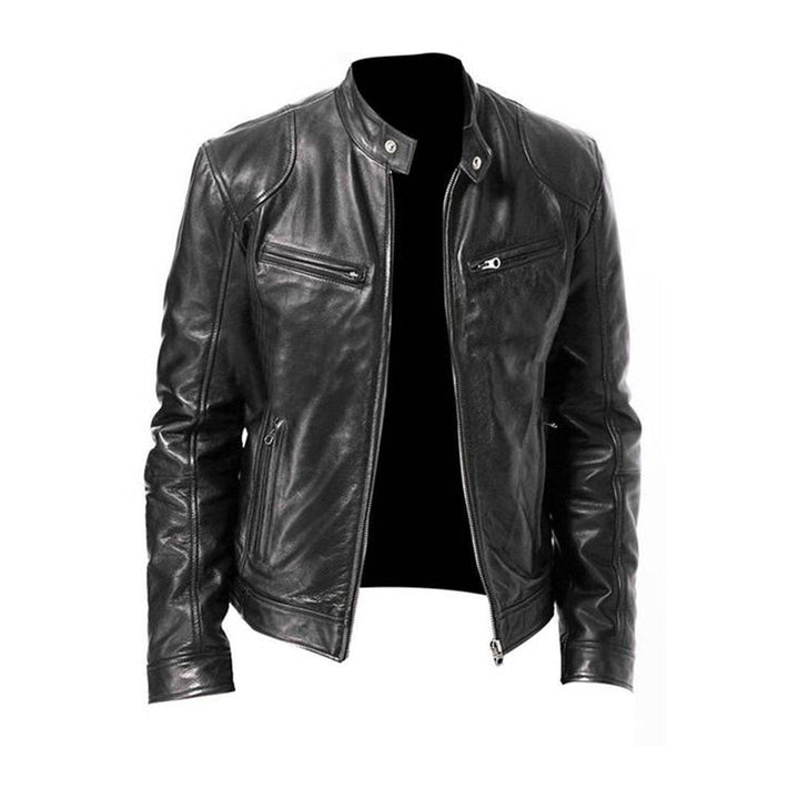 Dominic | Stylische Lederjacke Für Männer