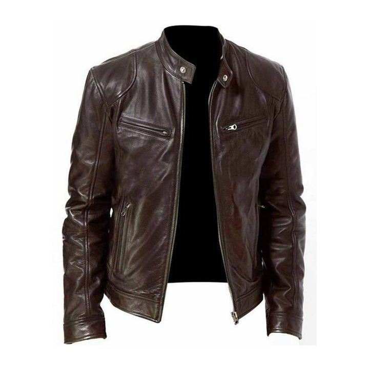 Dominic | Stylische Lederjacke Für Männer