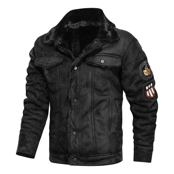 Stefan | Herren Winter-Bomberjacke mit Futter aus Fleece