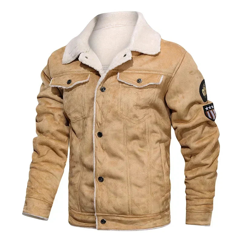 Stefan | Herren Winter-Bomberjacke mit Futter aus Fleece